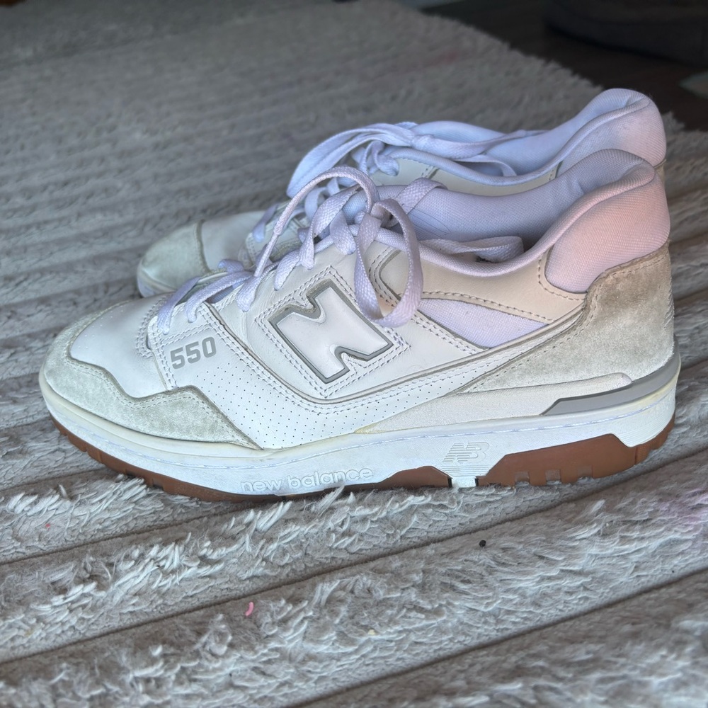 New Balance 550 White and Gray Sneakers Men’s Size 11
